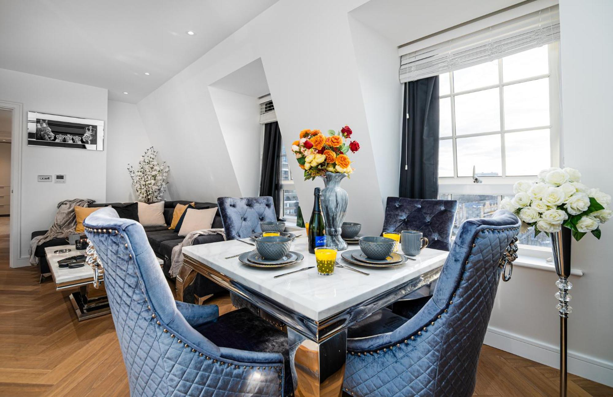 Stunning 1-Bedroom Penthouse In Marble Arch 72 London Luaran gambar