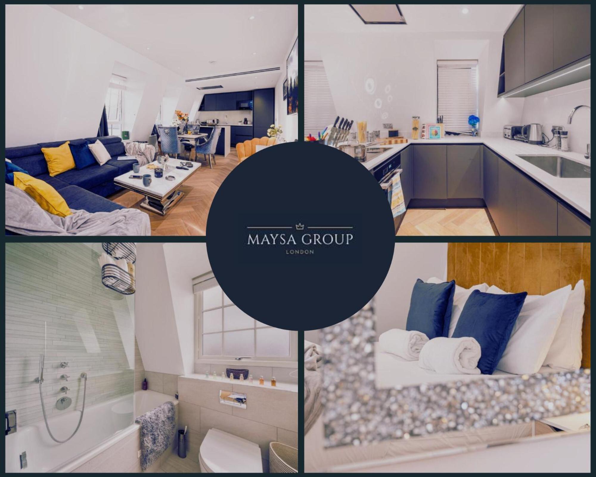 Stunning 1-Bedroom Penthouse In Marble Arch 72 London Luaran gambar